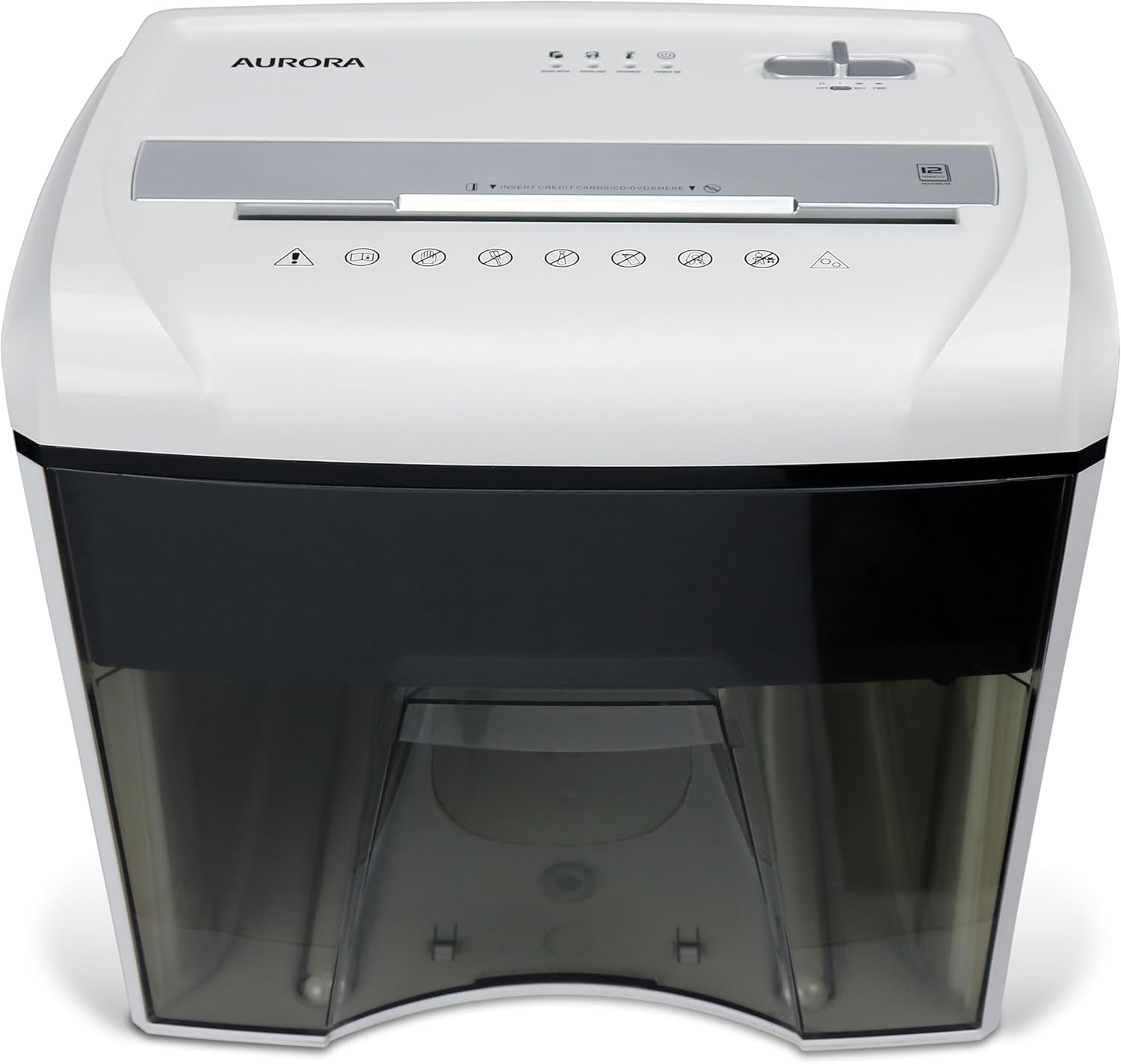 High-Security Micro-Cut Paper and CD Shredder with Pullout Basket