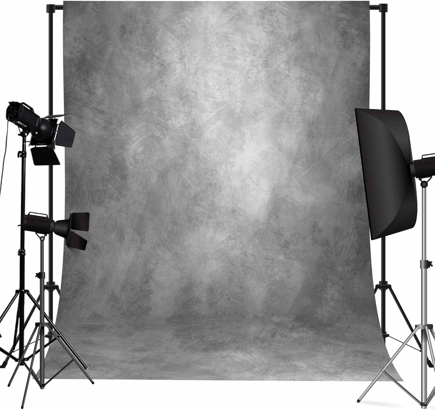 8x10ft Light Grey Backdrop for Professional Photography Use