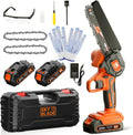 6 Inch Mini Chainsaw Cordless for Wood Cutting and Trimming