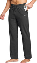 Men's Cotton Yoga Sweatpants Athletic Pants - Soft, Moisture-Wicking