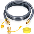 3/4ft Natural Gas Hose for Generator 15FT - Heavy Duty Quick Connect