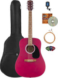 Fender FA Series Dreadnought Acoustic Guitar Crimson Red - Ready