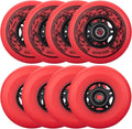 8-Pack Inline Skate Wheels 85A Outdoor Formula with ABEC-9 Bearings