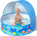 Baby Beach Tent Pop-Up Above Ground Pool - 4-in-1 Foldable Play Pool
