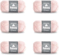 Patons Grace Blush Yarn 6-Pack - Soft Mercerized Cotton for Summer