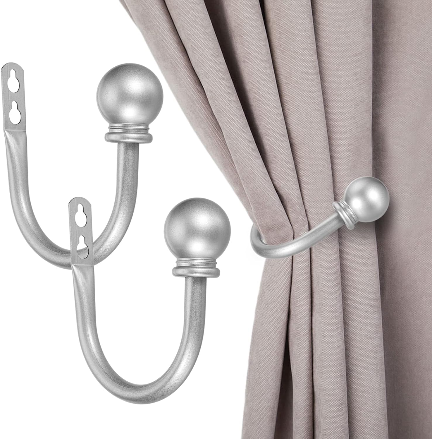 Sumnacon Decorative Curtain Holdbacks - Securely Style!