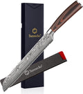 Sunnecko Bread Knife 8 in Serrated Knife for Homemade Bread - Precise