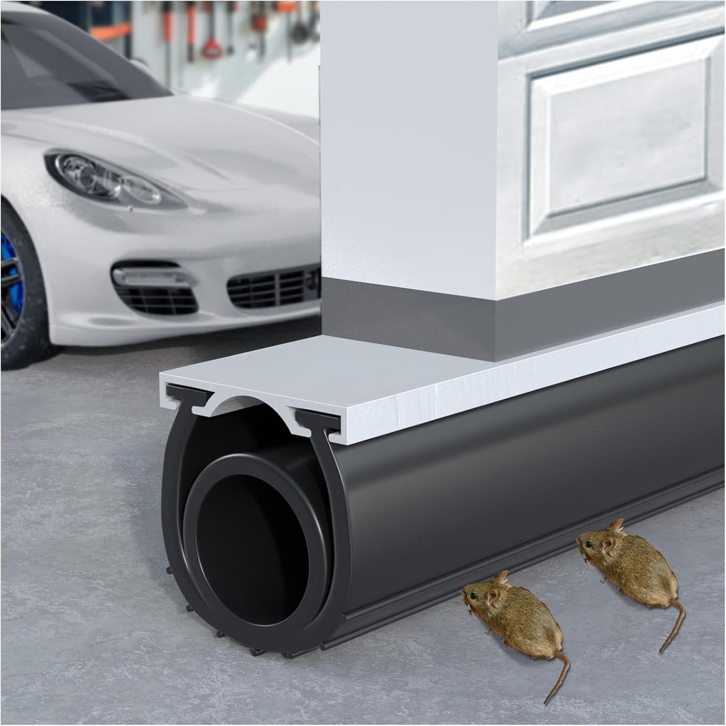 Premium Garage Door Bottom Seal - Weatherproof EPDM Rubber
