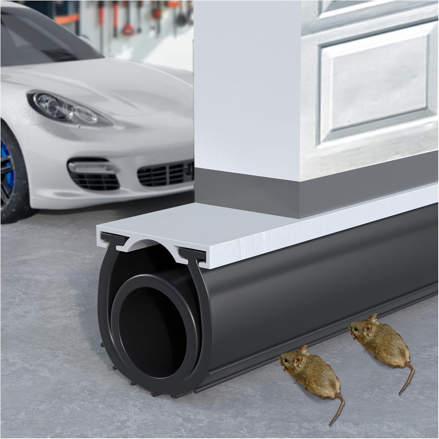 Premium Garage Door Bottom Seal - Weatherproof EPDM Rubber