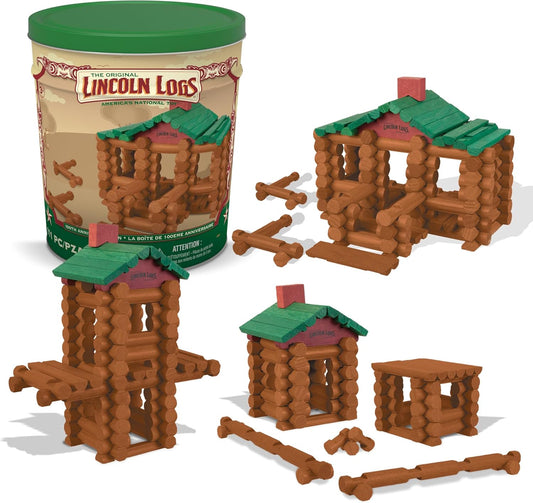 Classic Building Fun: Lincoln Logs 100th Anniversary Tin