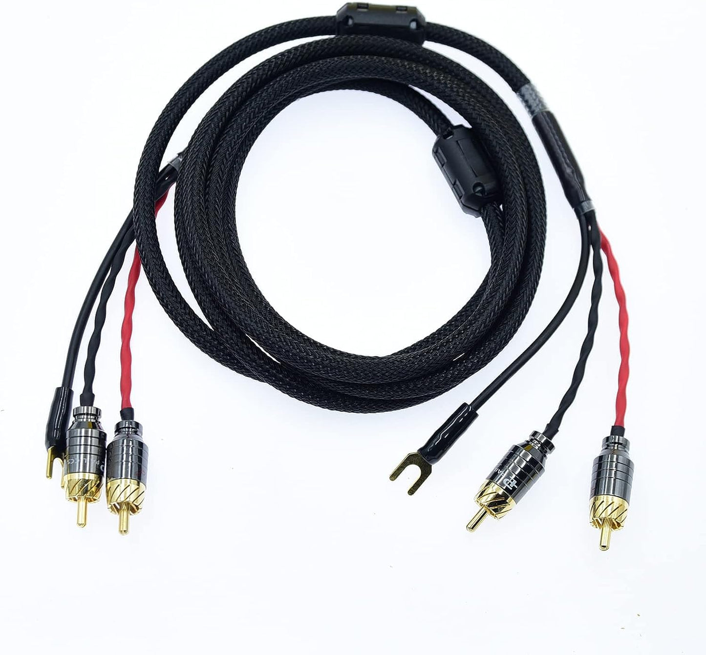 Ultra Low Noise Double Audio RCA to RCA Cable for Vinyl Players