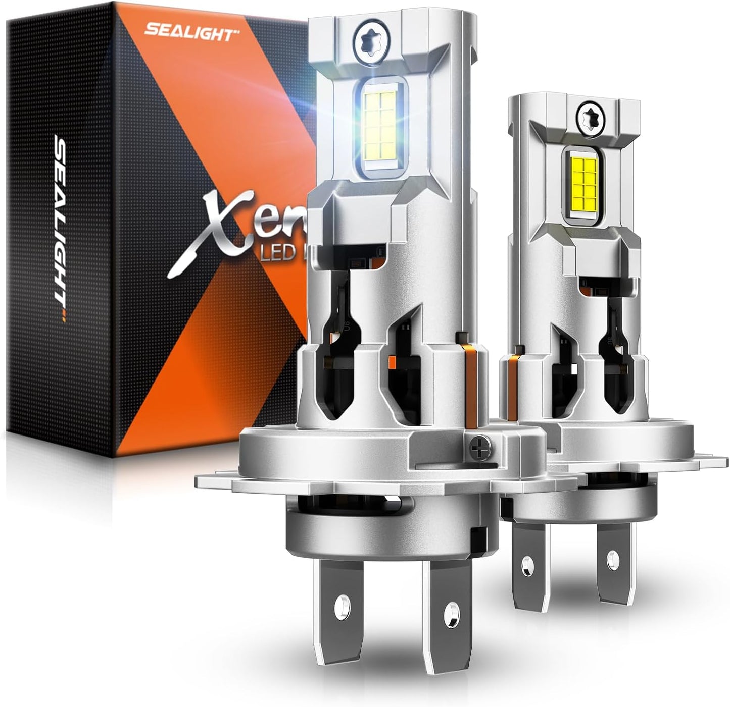 SEALIGHT H7 Bulbs Bright Lamps 36000LM High Power with Cooling Fan
