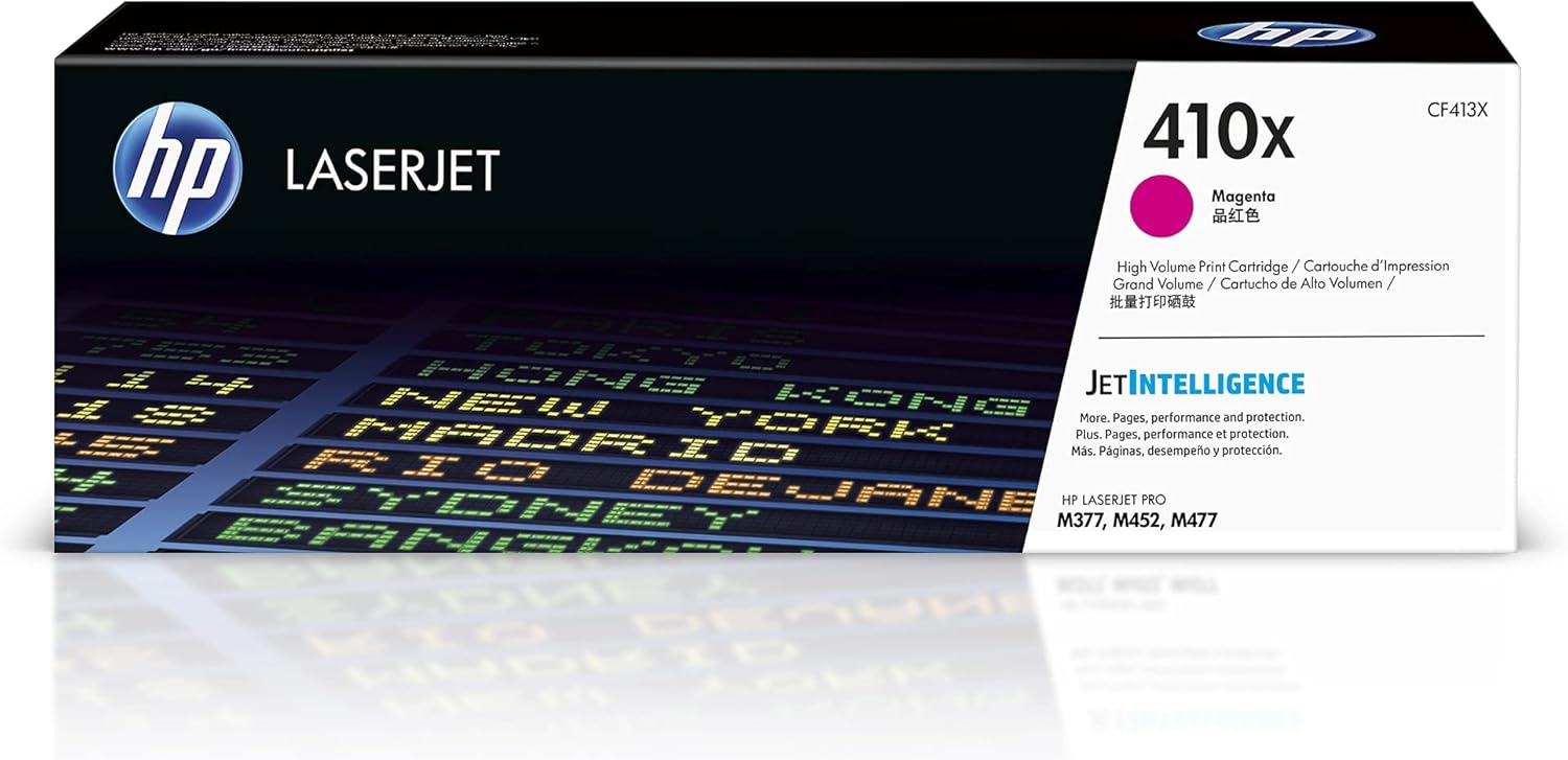 Vibrant Magenta Toner for HP LaserJet | High-Yield CF413X