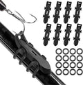 8PCS Hook Keeper for Fishing Rod - Magnetic Hook Holder Set