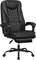 Guessky Executive Office Chair Leather Reclining Big and Tall