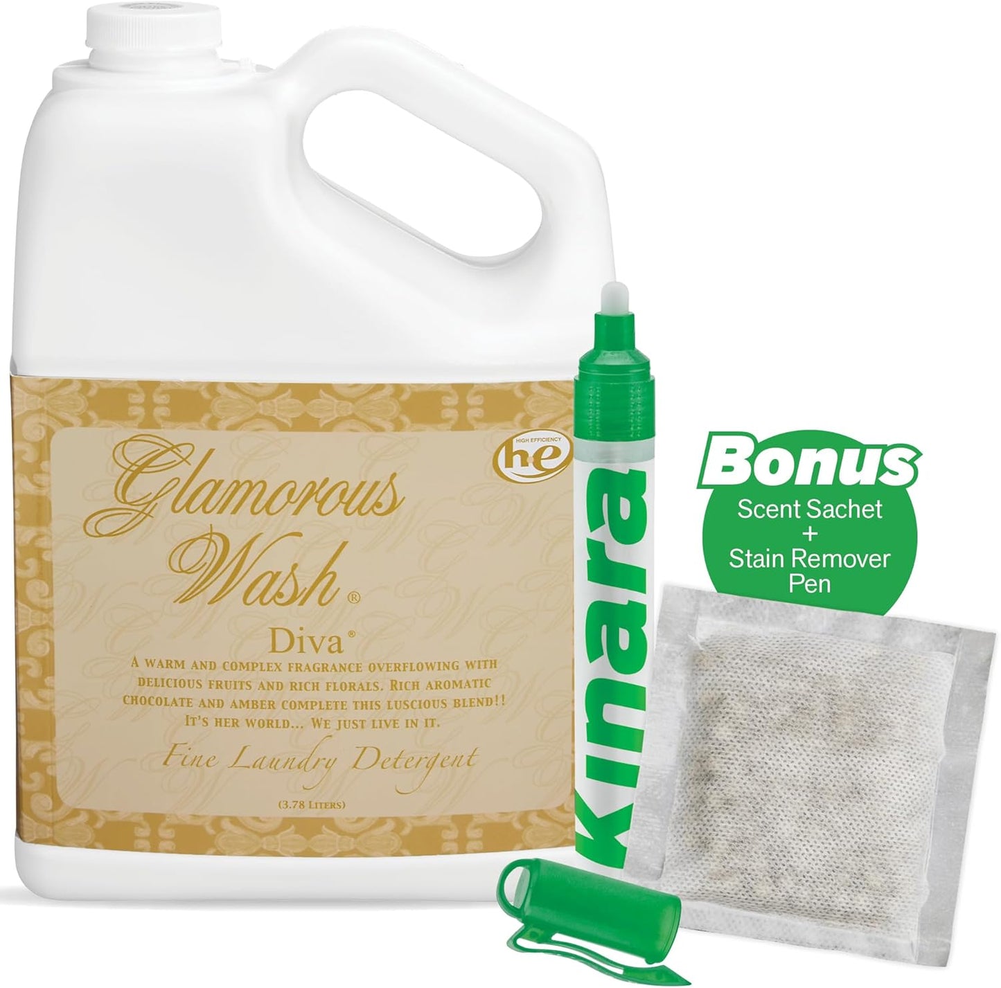 KINARA Tyler Diva Glamorous Wash Liquid Detergent Gift Set