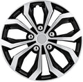 Spyder 14in Black/Silver Wheel Cover Pack of 4 - Visual Upgrade