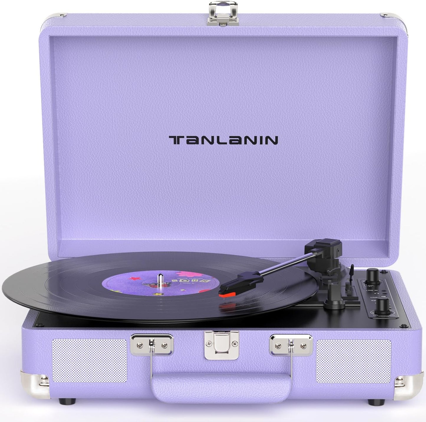 Bluetooth Vinyl Record Player with Built-in Speakers for Beginners