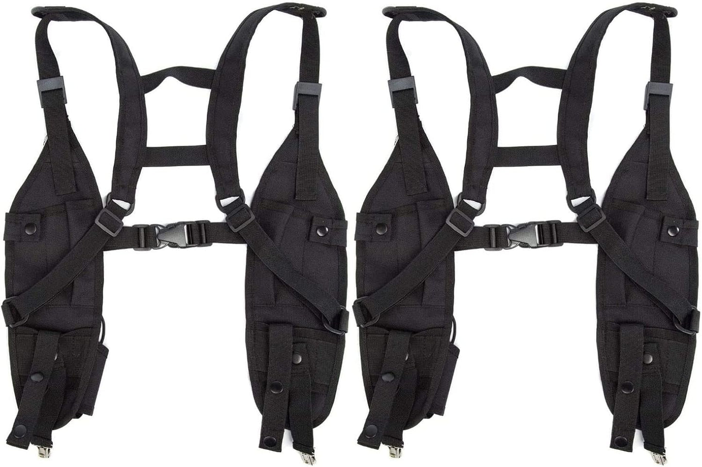 Universal Radio Shoulder Harness Holster for Police and Firefighter