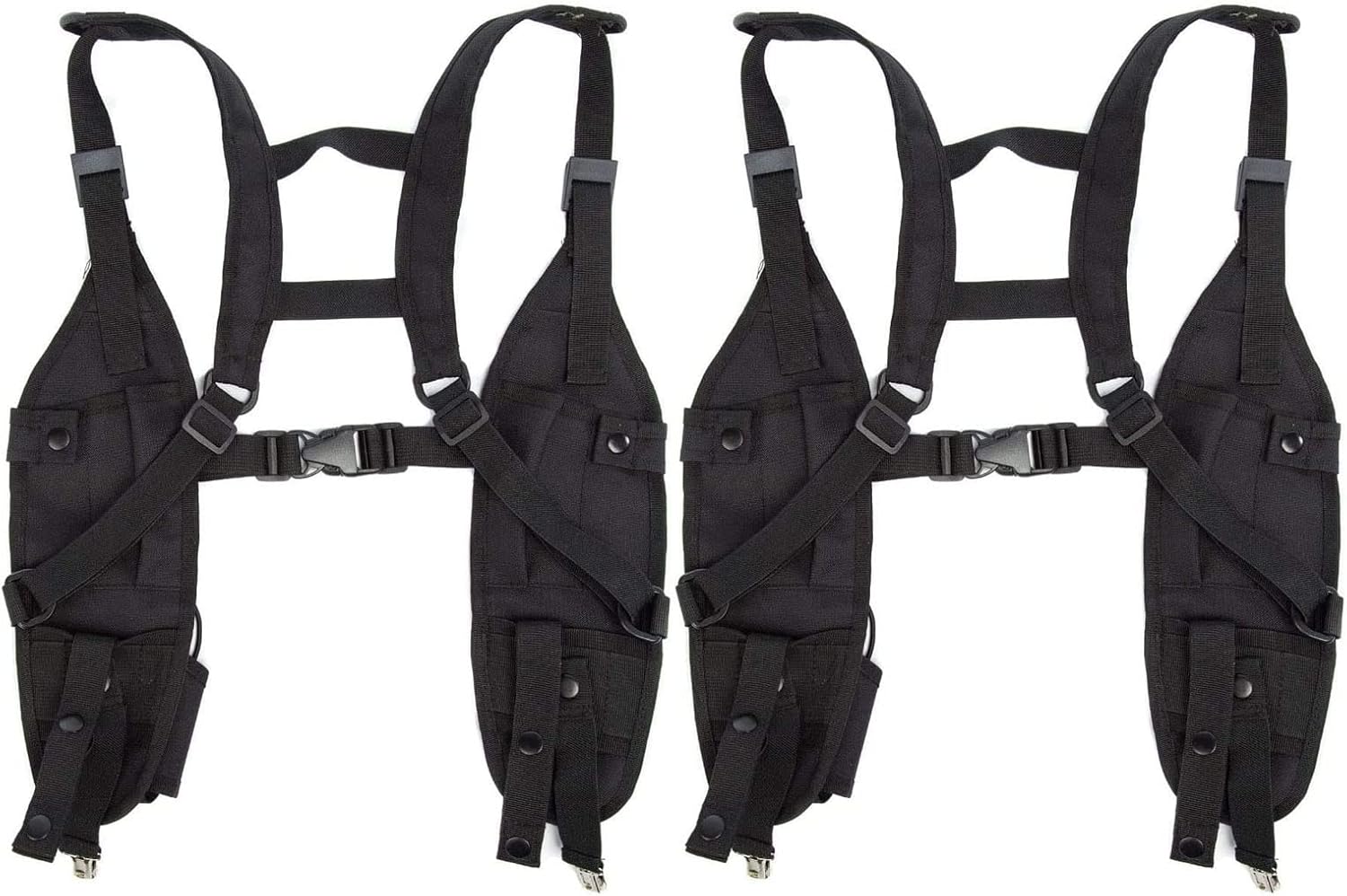 Universal Radio Shoulder Harness Holster for Police and Firefighter