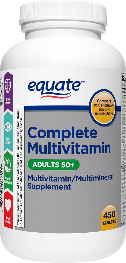 40+ Complete 450ct Multivitamin Tablets + Gift