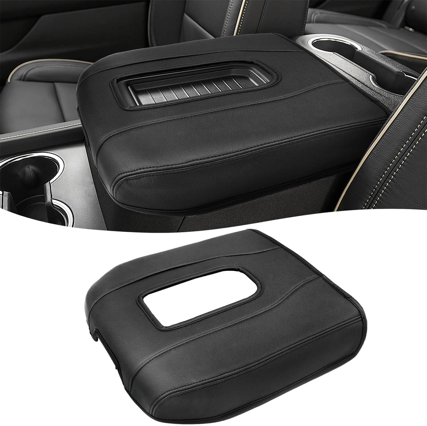 Center Console Armrest Cover for GMC Sierra & Chevy Silverado