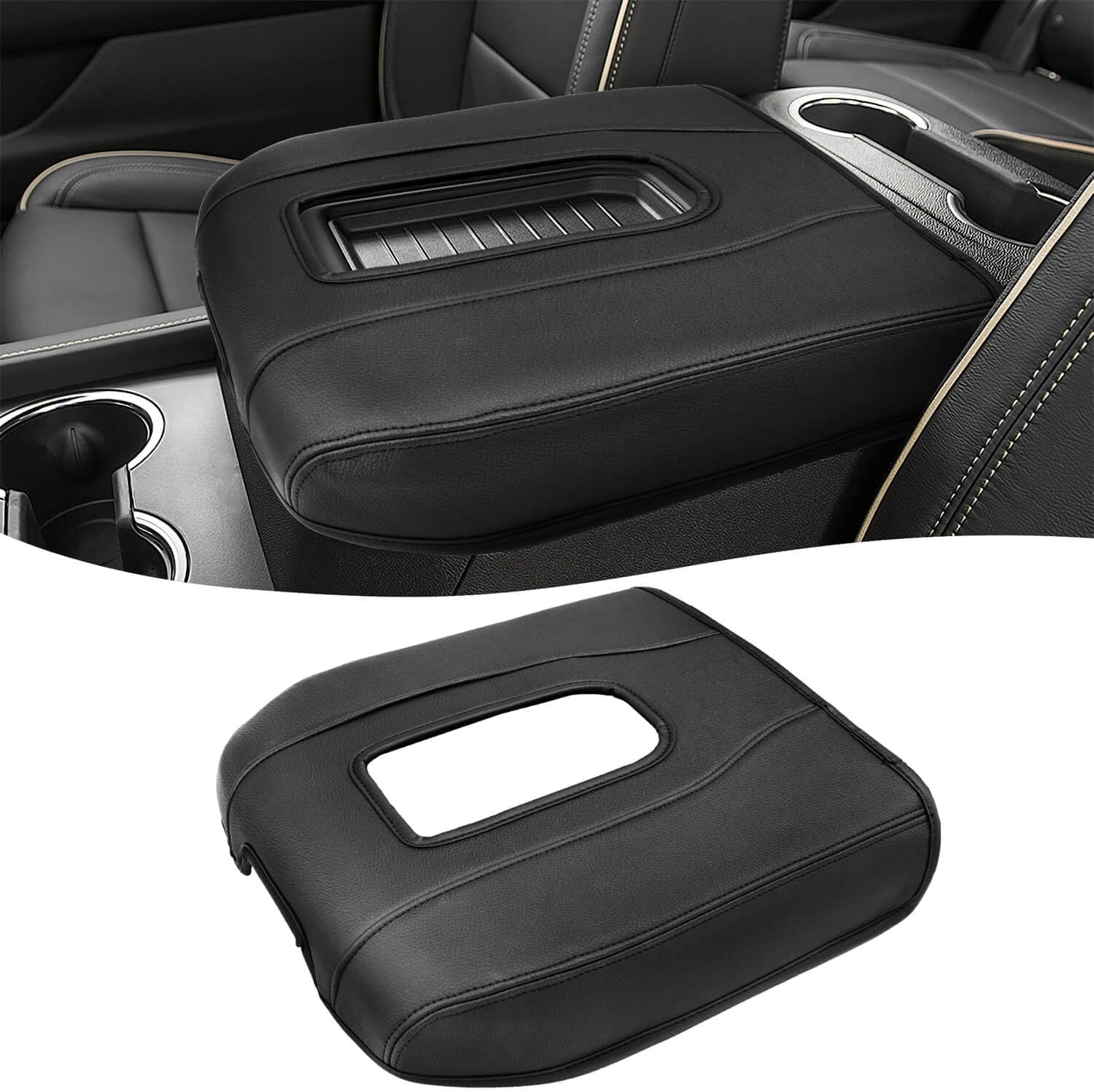 Center Console Armrest Cover for GMC Sierra & Chevy Silverado