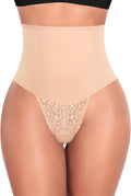 Tummy Control Thong Shapewear Mid High Waisted - Sleek Waist Sculpt