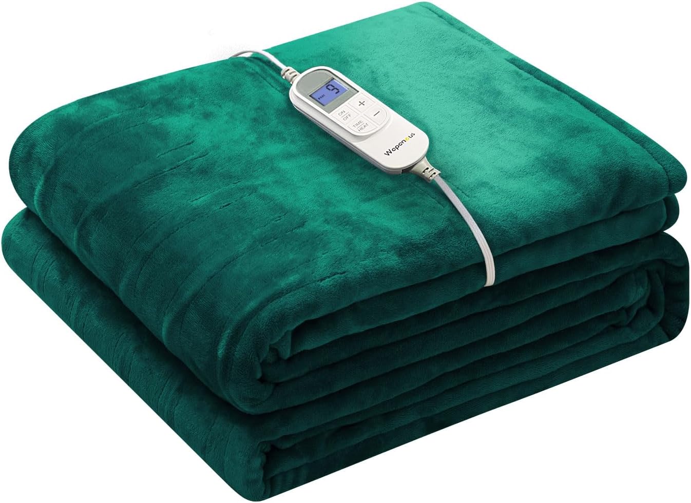 Wapaneus Heated Blanket 62in x 84in Twin Size with 10 Levels