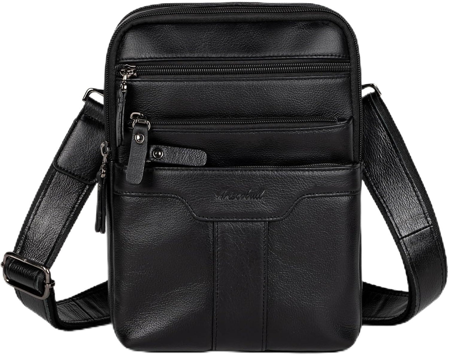 Durable Genuine Leather Messenger Bag for Men - Stylish Sling