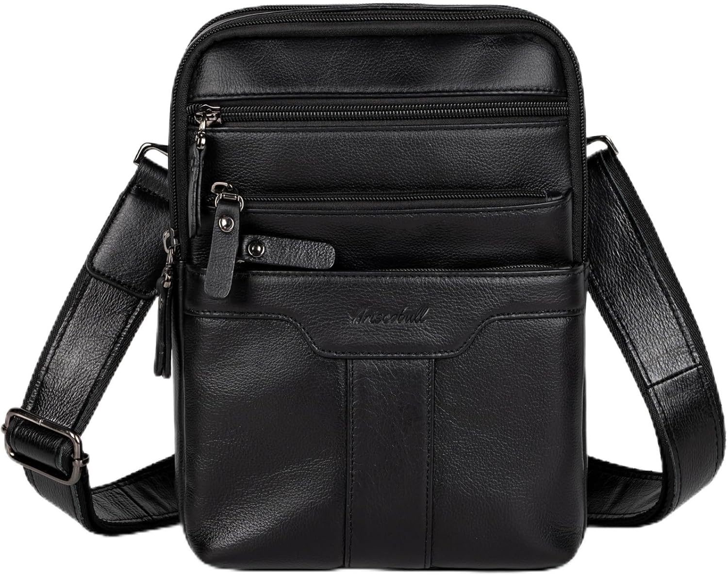 Durable Genuine Leather Messenger Bag for Men - Stylish Sling