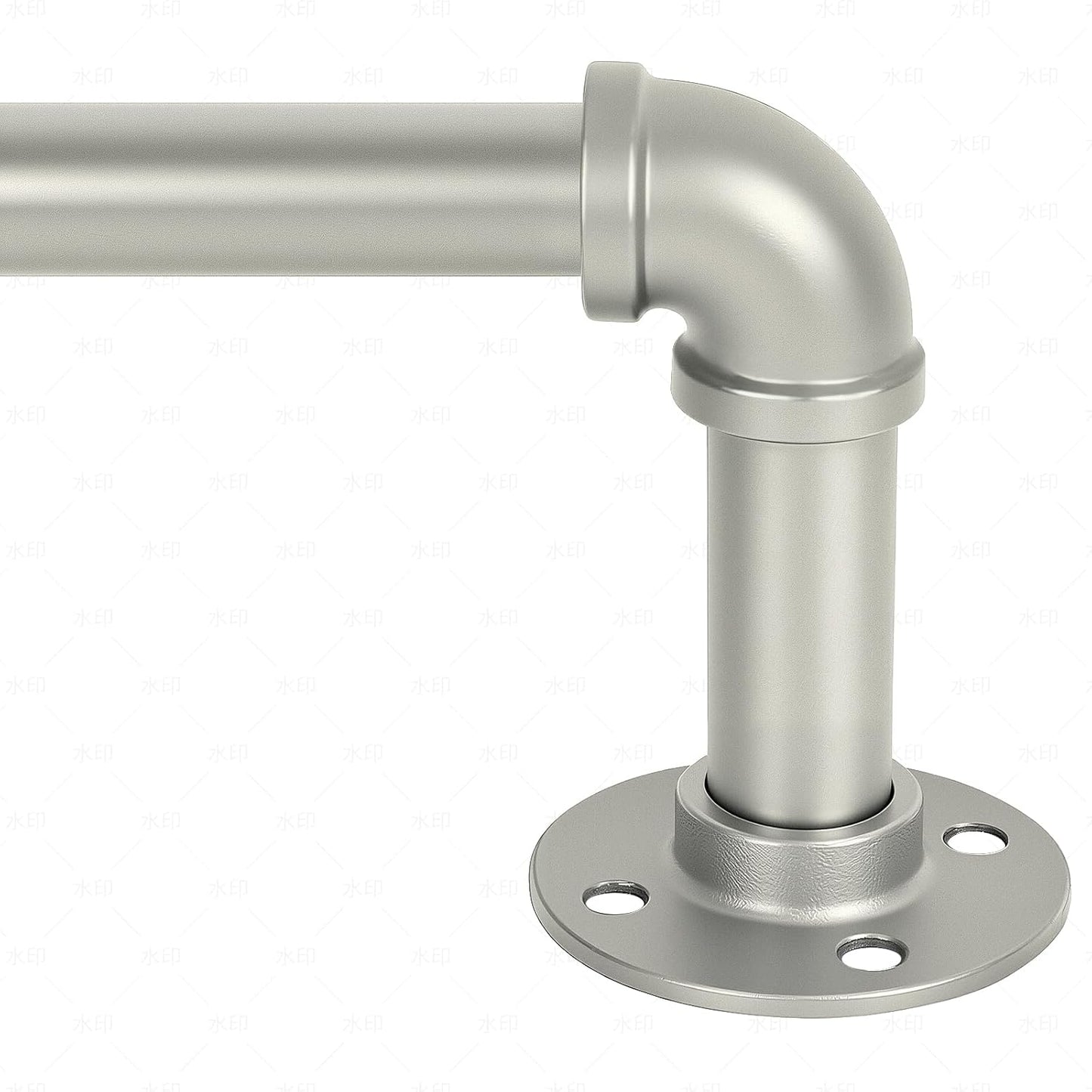 Upgrade Seamless Blackout Curtain Rods for Windows 120 to 240 in