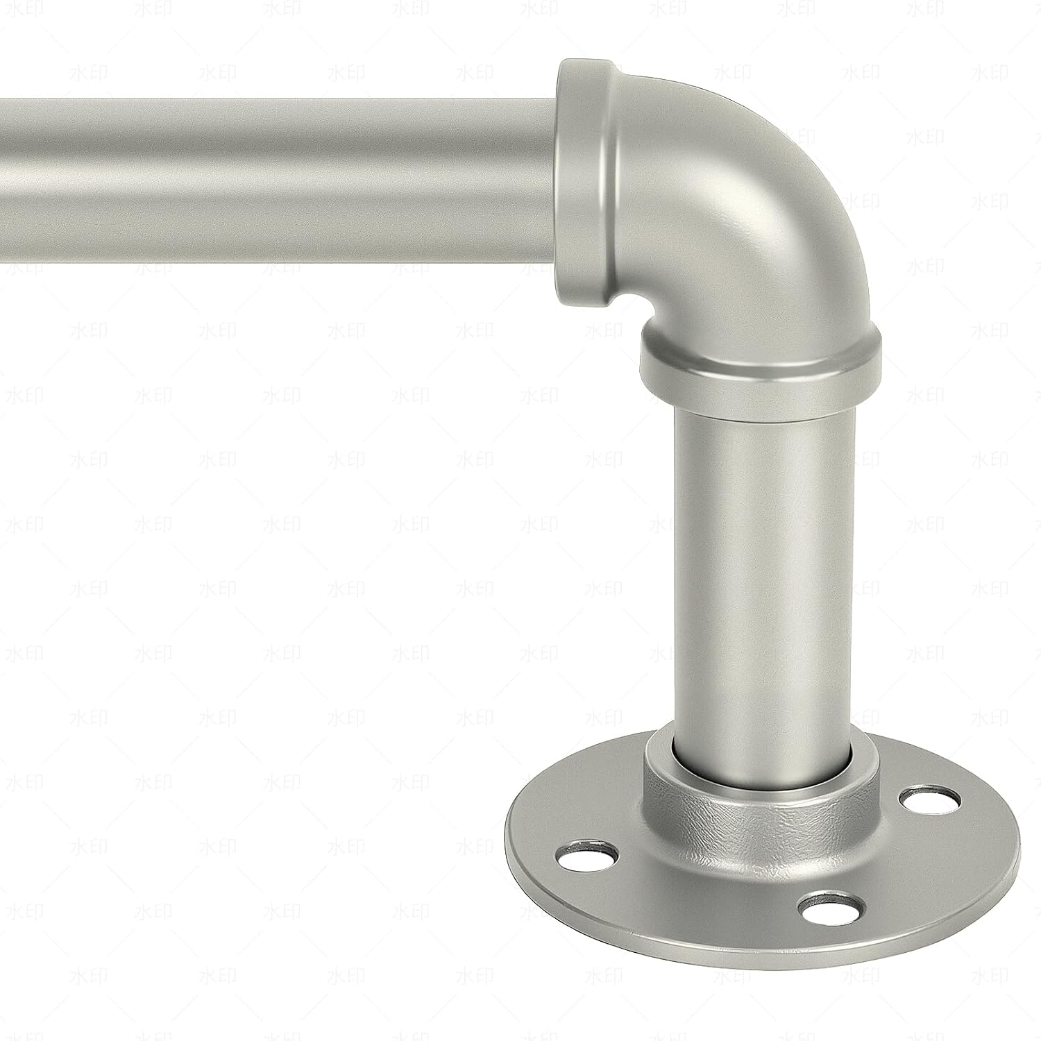 Upgrade Seamless Blackout Curtain Rods for Windows 120 to 240 in
