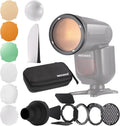 NEEWER CRM2 Magnetic Accessories Kit for Round Head Flash - Light