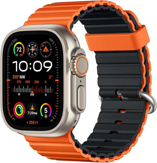 Waterproof Silicone Band for Apple Watch Ultra 2