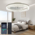 Ceiling Fans with Lights 20ft Low Profile Fan with Remote - Quiet
