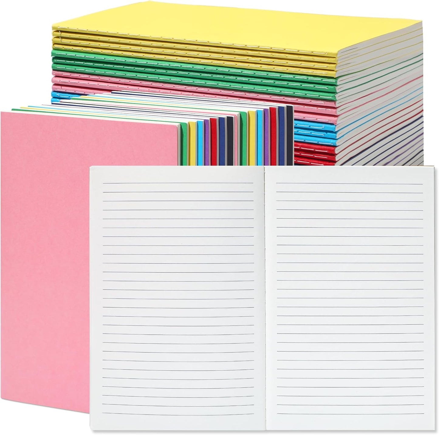 Traveler's Essential: 48-Pack A5 Lined Notebooks