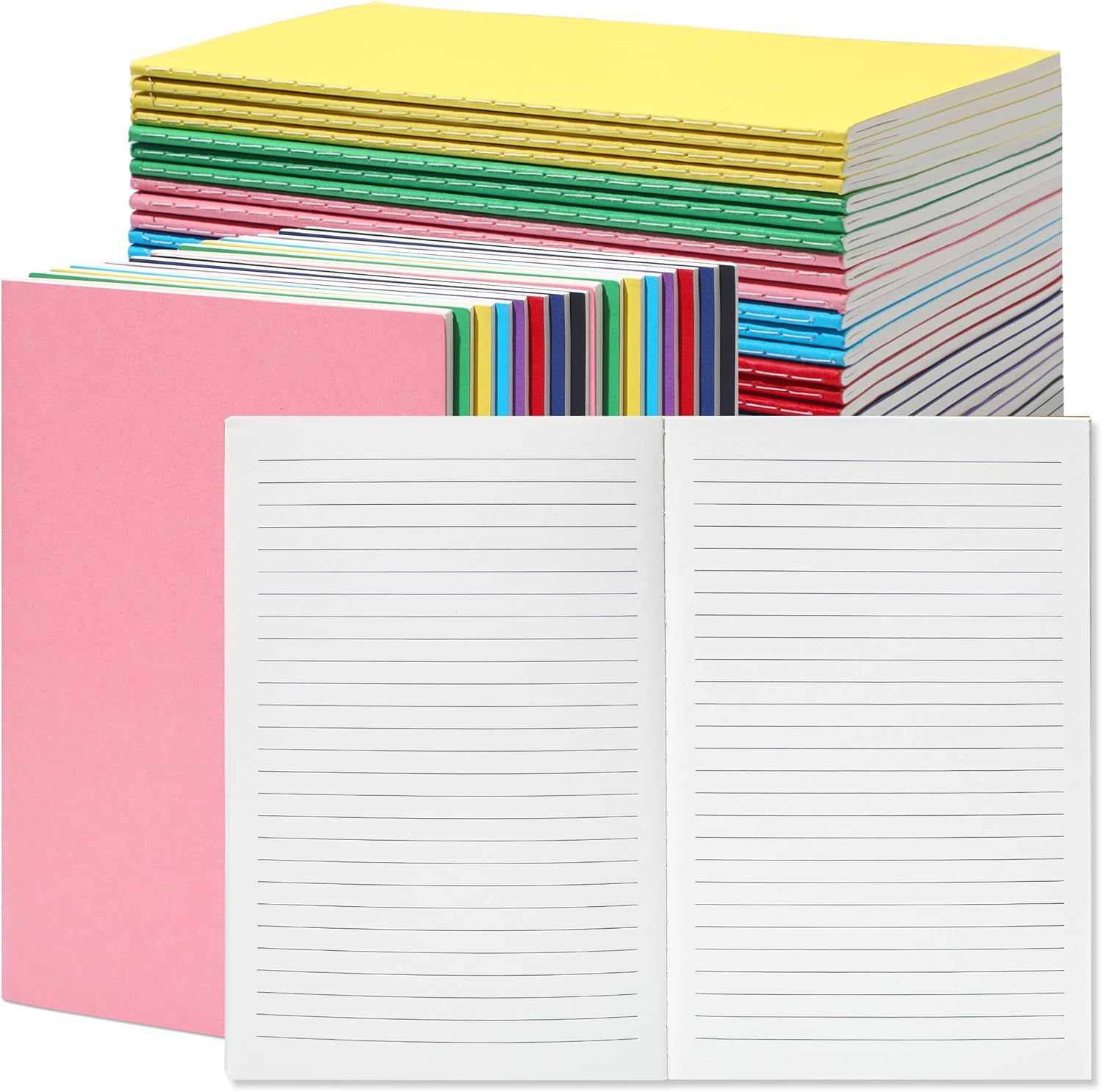 Traveler's Essential: 48-Pack A5 Lined Notebooks