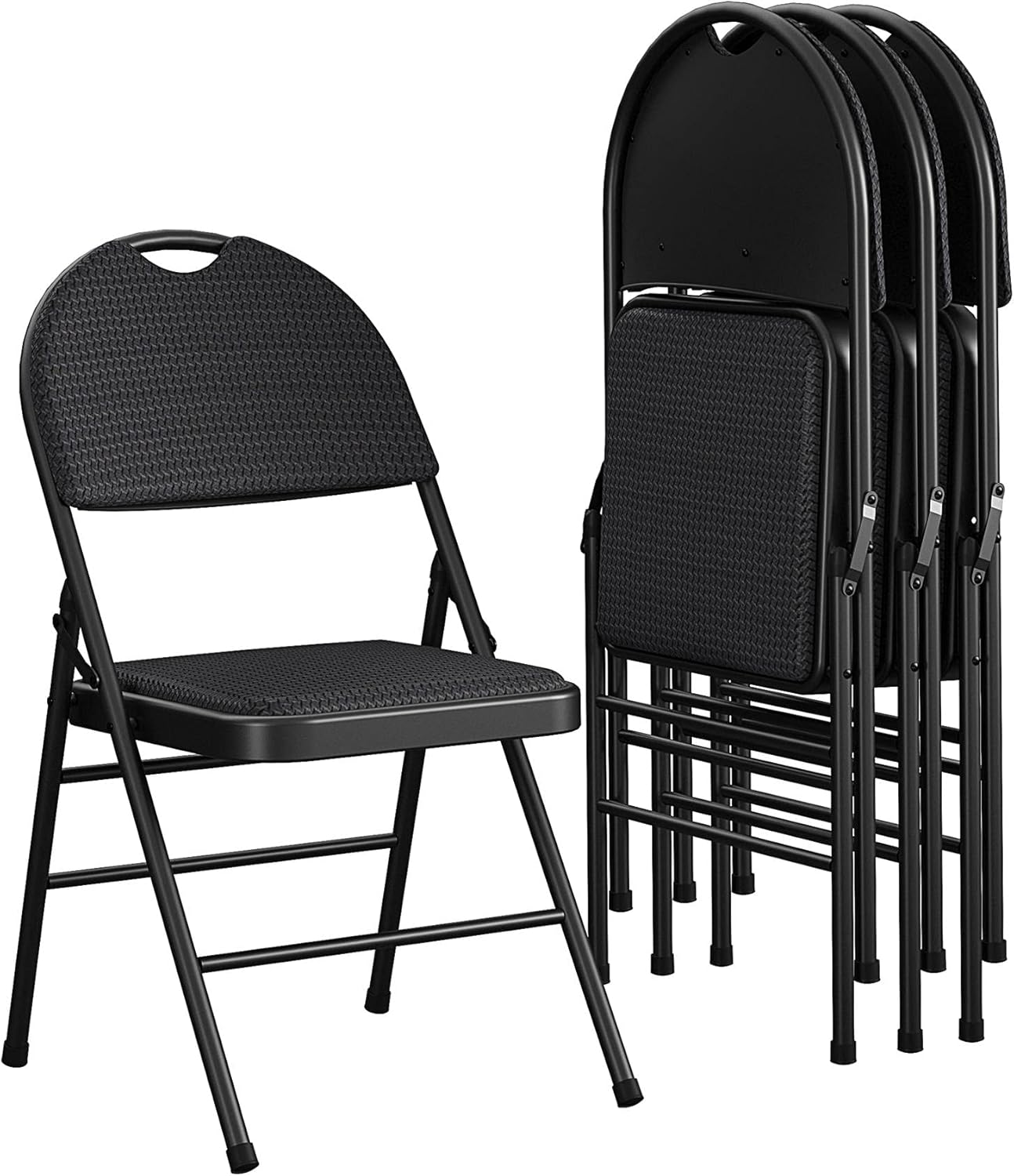 Comfortable XL Folding Chairs x4 - 300 lb. Weight Capacity