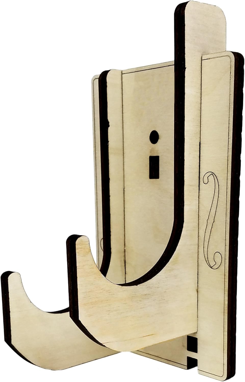 Cigar Box Guitar Wall Mount - Perfect Tuner Alignment!
