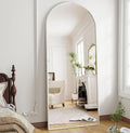 Arched Full Length Mirror 70x26 in - White Floor & Wall Mirror