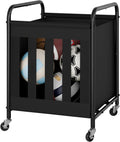Ball Storage with Wheels Ball Cart for Garage - Organizer