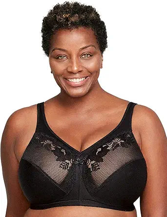 Glamorise Women's Full Figure Wirefree Minimizer Support Bra Review