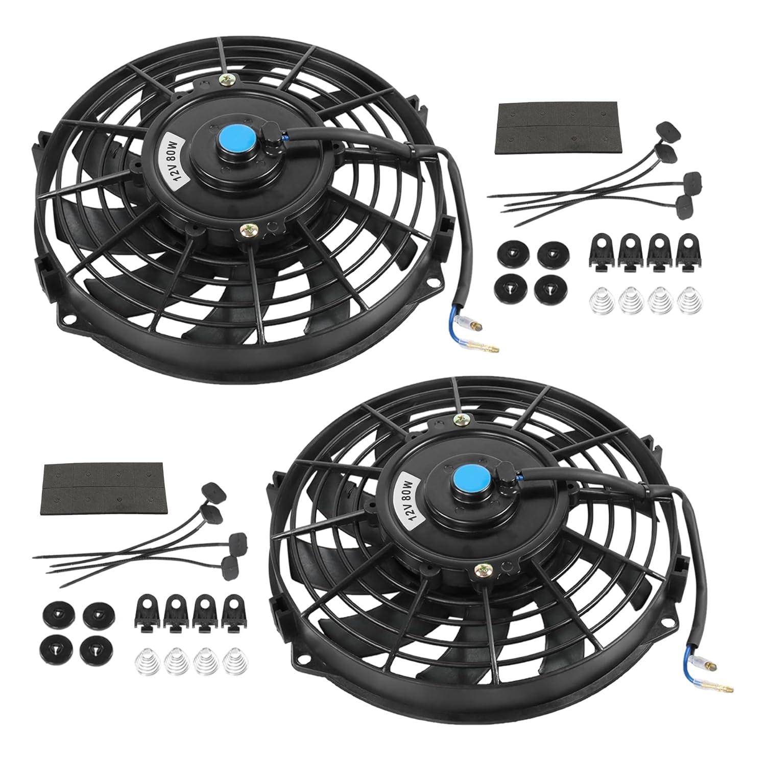 Universal 9 Inch Electric Slim Radiator Cooling Fan for Vehicles