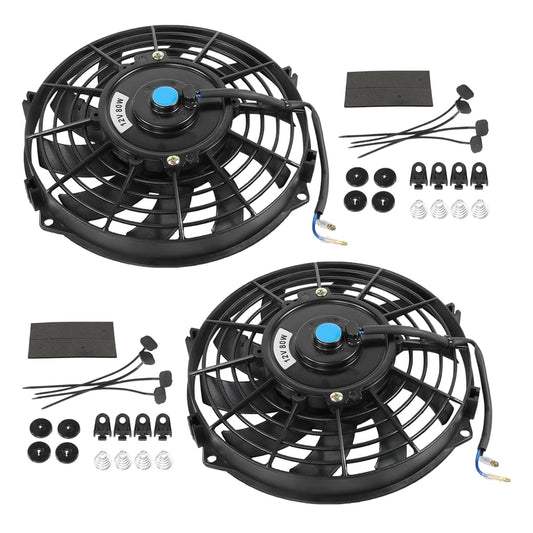 Universal 9 Inch Electric Slim Radiator Cooling Fan for Vehicles