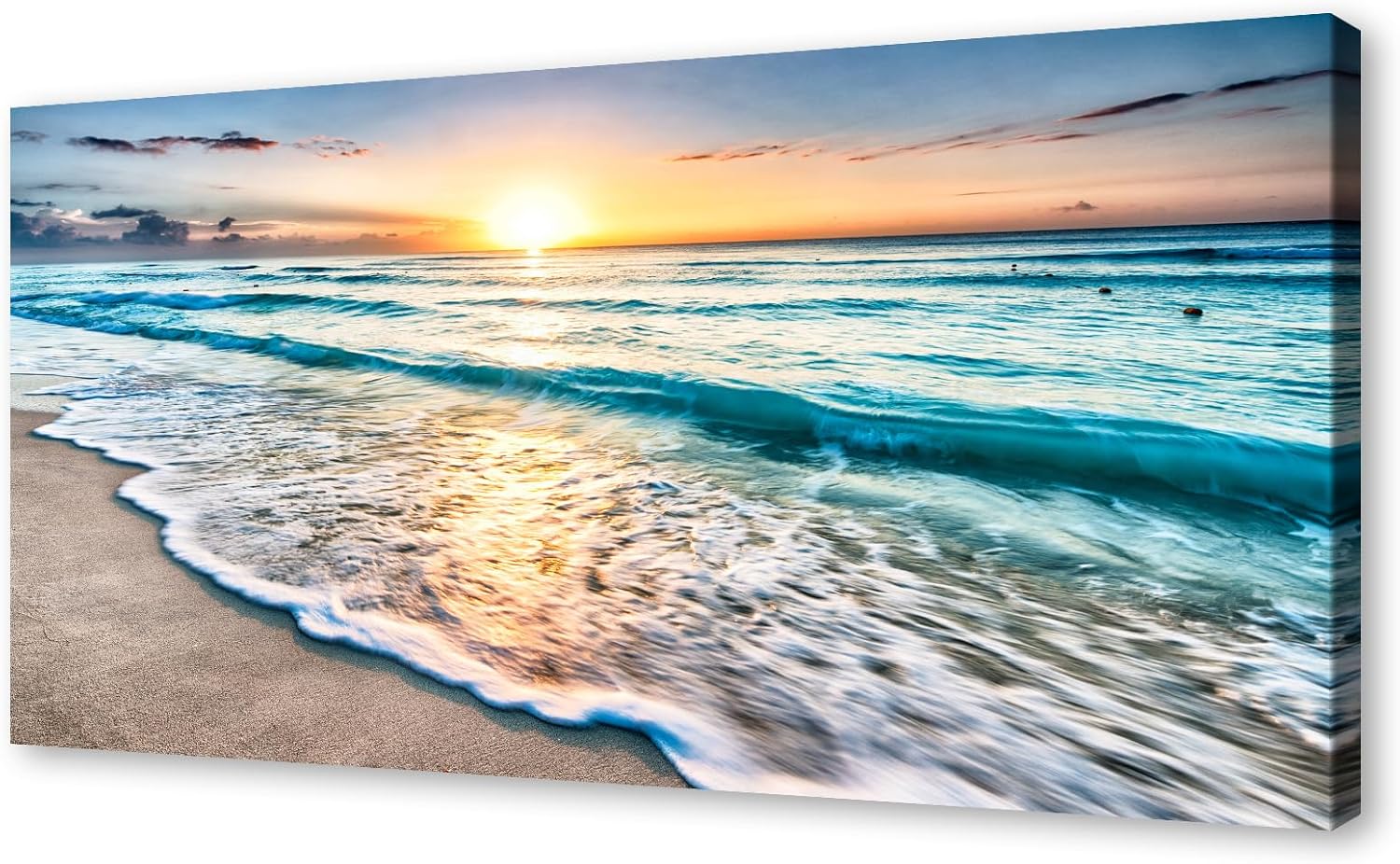 Baisuart Canvas Prints Wall Art for Beach Sunset Lovers