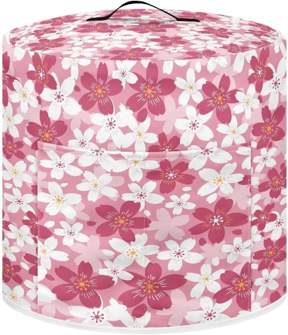 Stain Resistant Cherry Blossom Pressure Cooker Cover