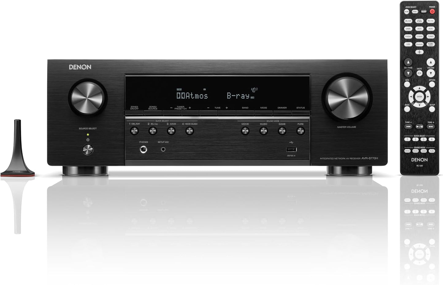 Denon AVR-S770H 7.2 Ch Home Theater Receiver for 8K UHD