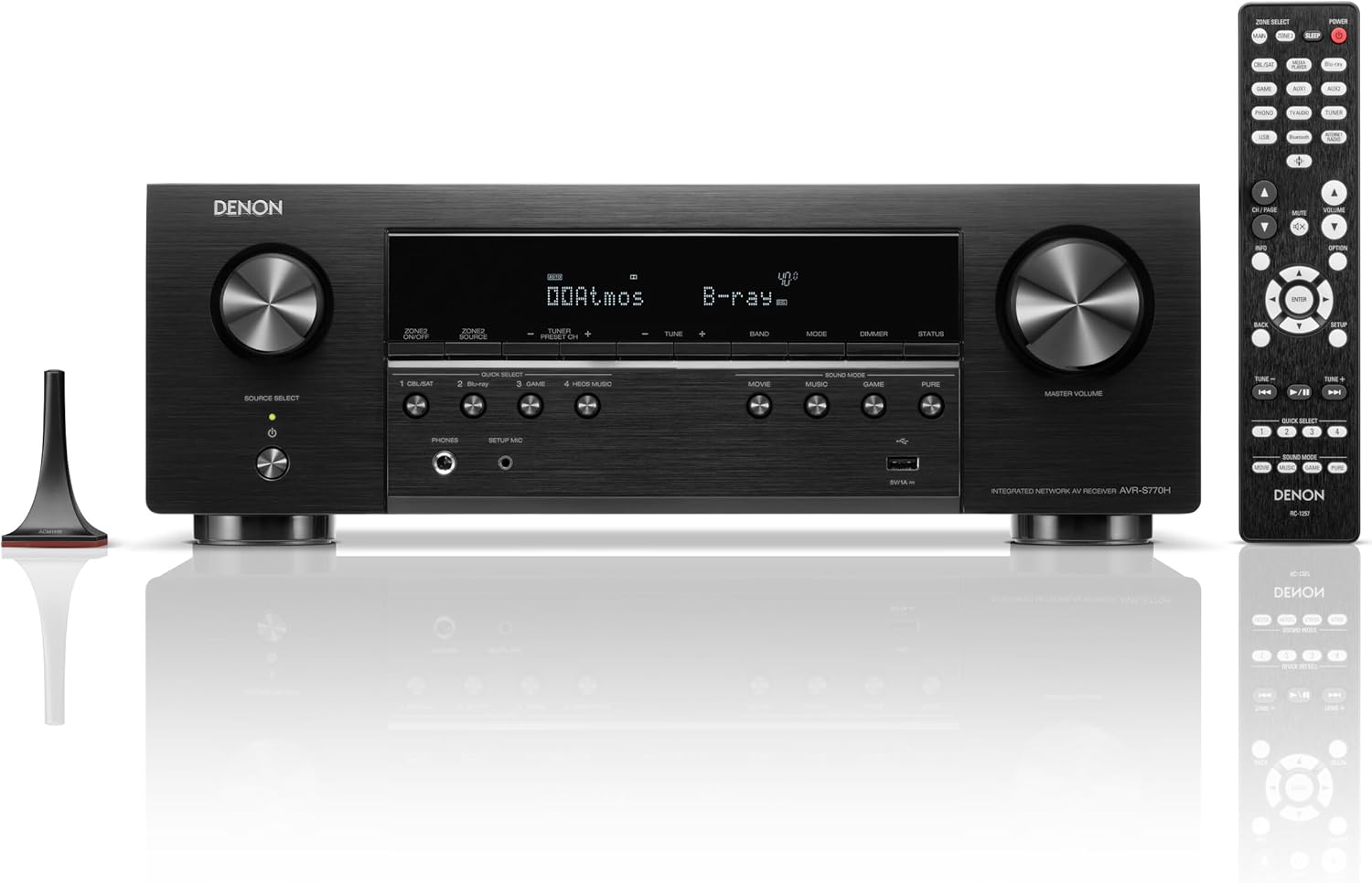Denon AVR-S770H 7.2 Ch Home Theater Receiver for 8K UHD