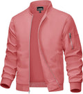MAGCOMSEN Men's Bomber Jacket Lightweight Windbreaker - Casual Zip on